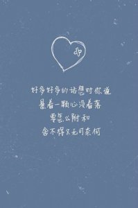 ​一颗真心的句子 真心对一个人好的句子